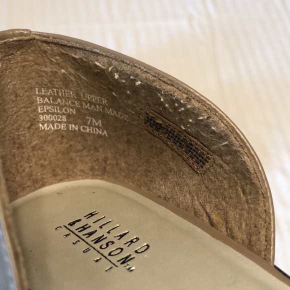 Hilliard & Hanson casual women’s size 7 epsilon tan flats - Picture 3 of 7